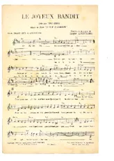 download the accordion score Le joyeux bandit (Du Film : L'île d'amour) (Chant : Tino Rossi) in PDF format