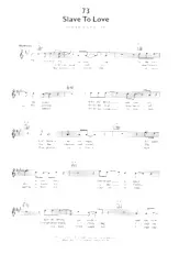download the accordion score Slave to love (Slow) in PDF format