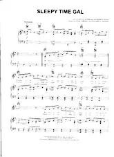 télécharger la partition d'accordéon Sleepy time gal (Chant : Dean Martin) (Rumba) au format PDF