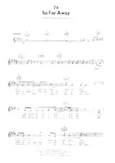 scarica la spartito per fisarmonica So far away (Chant : Dire Straits) (Disco Rock) in formato PDF