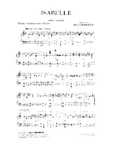 scarica la spartito per fisarmonica Isabelle (One Step) in formato PDF