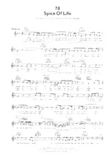 descargar la partitura para acordeón Spice of life (Chant : The Manhattan Transfer) (Soul Reggae) en formato PDF