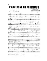 download the accordion score L'Auvergne au printemps (Valse) in PDF format