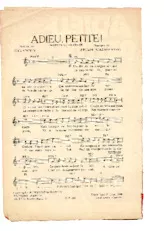 scarica la spartito per fisarmonica Adieu Petite (Chant : Pierre Dalmy) (Chanson de Camargue)  in formato PDF