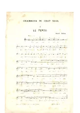 télécharger la partition d'accordéon Chansons du chat noir (Le pendu) au format PDF