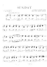 télécharger la partition d'accordéon Sunday (Interprète : George Shearing) (Slow Fox) au format PDF