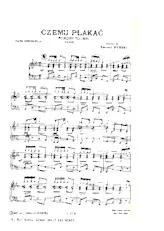 télécharger la partition d'accordéon Czemu plakac (Pourquoi pleurer) (Créé par : Stéphane Kubiak) (Tango) (Partie : Piano) au format PDF