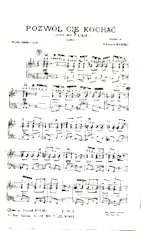 télécharger la partition d'accordéon Pozwol cie kochac (Laisse-moi t'aimer) (Créé par : Stéphane Kubiak) (Tango) (Partie : Piano) au format PDF