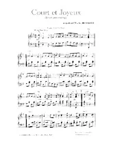 télécharger la partition d'accordéon Court et joyeux (Short and merry) (One Step) au format PDF