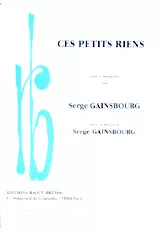 download the accordion score Ces petits riens in PDF format