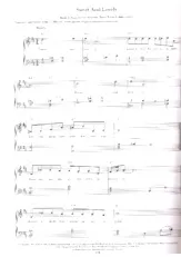 télécharger la partition d'accordéon Sweet and lovely (Interprètes : Donald Novis with Gus Arnheim / His Cocoanut Grove Orchestra) (Slow Fox) au format PDF