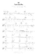 scarica la spartito per fisarmonica Take on me (Interprètes : A-ha) (Disco Rock) in formato PDF