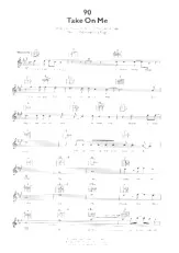 descargar la partitura para acordeón Take on me (Interprètes : A-ha) (Disco Rock) en formato PDF