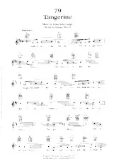 scarica la spartito per fisarmonica Tangerine (Chant : Frank Sinatra) (Jazz Swing) in formato PDF