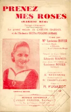 download the accordion score Prenez mes roses (Barrio Reo) (Chant : Lucienne Boyer / Eduardo Bianco) (Tango) in PDF format