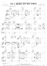 descargar la partitura para acordeón Out here on my own (Chant : Irène Cara) (Ballade) en formato PDF