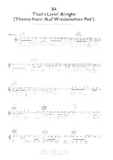 scarica la spartito per fisarmonica That's livin' alright (Du Film : Auf Wiedersehen Pet) (Chant : Joe Fagin) (Medium Swing) in formato PDF