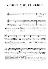 download the accordion score Reviens vite et oublie (Be my Baby) (Chant : Les Surfs / Frank Alamo) in PDF format