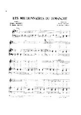 descargar la partitura para acordeón Les millionnaires du dimanche (Valse) en formato PDF