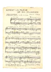 télécharger la partition d'accordéon Adieu la fleur de ma jeunesse (Chant : Suzanne Pradal) (Valse Chantée)  au format PDF