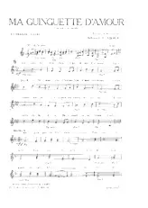 télécharger la partition d'accordéon Ma guinguette d'amour (Valse Chantée) au format PDF
