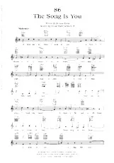 download the accordion score The song is you (Chant : Frank Sinatra) (Jazz Swing) in PDF format