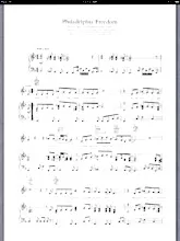 télécharger la partition d'accordéon Philadelphia Freedom au format PDF