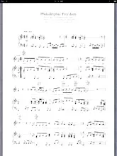 descargar la partitura para acordeón Philadelphia Freedom en formato PDF