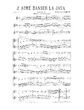 scarica la spartito per fisarmonica J'aime danser la java in formato PDF