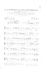 scarica la spartito per fisarmonica La chanson des pompiers (Dans le Film : La caserne en folie) (Chant : Raymond Cordy / Paulette Dubost) (Marche) in formato PDF