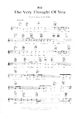 télécharger la partition d'accordéon The very thought of you (Chant : Frank Sinatra) (Slow) au format PDF