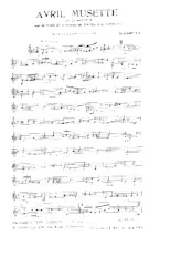 télécharger la partition d'accordéon Avril Musette (Sur les motifs de la chanson de Paska et Henri Panella) (Valse Musette) au format PDF