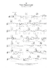 télécharger la partition d'accordéon Three times a lady (Valse Boston) au format PDF