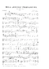 scarica la spartito per fisarmonica Moj jedyny przyjaciel (Mon seul ami) (Polka) in formato PDF
