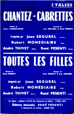 télécharger la partition d'accordéon Chantez Cabrettes (Orchestration Complète) (Valse Bourrée) au format PDF