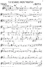download the accordion score Tu verras Montmartre (Chant : Adolphe Bérard / Sophie Mansart) (Marche) in PDF format
