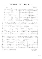 télécharger la partition d'accordéon Venise et Tyrol (Valse) (Partie : Conducteur) au format PDF