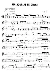 descargar la partitura para acordeón Un jour je te dirai (Chant : Tino Rossi) (Tango) en formato PDF