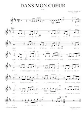scarica la spartito per fisarmonica Dans mon coeur (Slow) in formato PDF