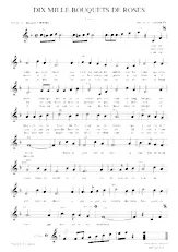 download the accordion score Dix mille bouquets de roses (Fox Trot) in PDF format