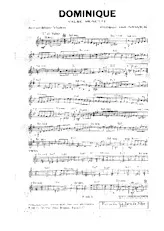 download the accordion score Dominique (Valse Musette) in PDF format