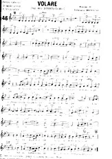 descargar la partitura para acordeón Volare (Nel blu dipinto di blu) (Bossa) en formato PDF