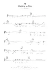 scarica la spartito per fisarmonica Waiting in vain (Reggae) in formato PDF