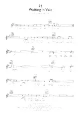 descargar la partitura para acordeón Waiting in vain (Reggae) en formato PDF