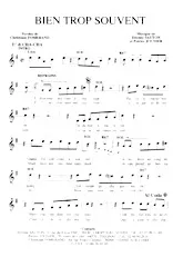 download the accordion score Bien trop souvent (Cha Cha) in PDF format