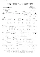 scarica la spartito per fisarmonica Un petit air joyeux (Fox Trot) in formato PDF