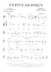 télécharger la partition d'accordéon Un petit air joyeux (Fox Trot) au format PDF