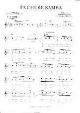 scarica la spartito per fisarmonica Ta chère Samba in formato PDF