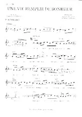 download the accordion score Une vie remplie de bonheur (Boléro) in PDF format