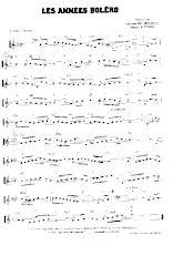 télécharger la partition d'accordéon Les années Boléro au format PDF